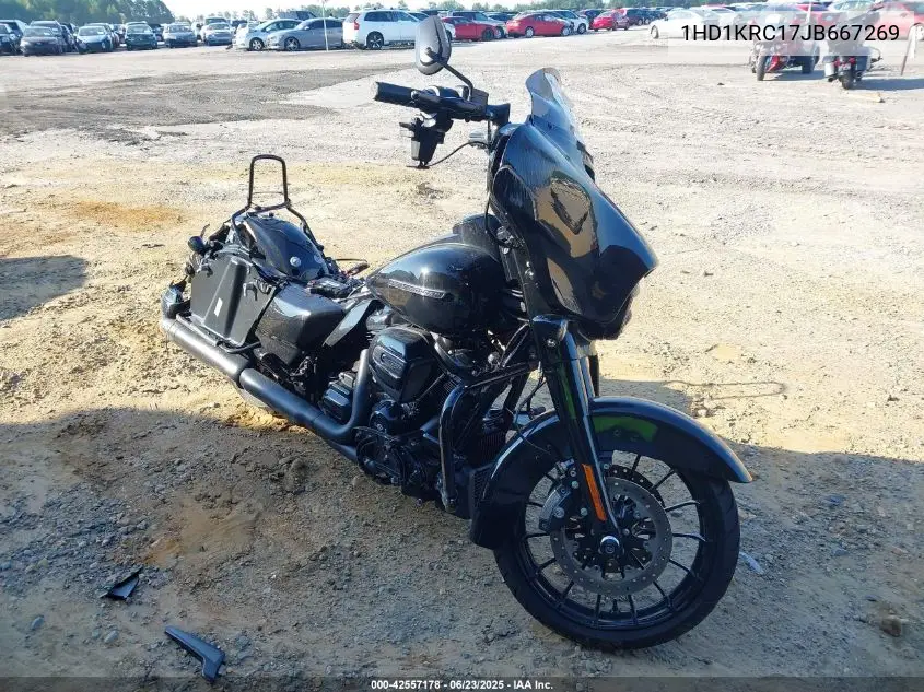 2018 Harley-Davidson Flhxs Street Glide Special VIN: 1HD1KRC17JB667269 Lot: 42557178
