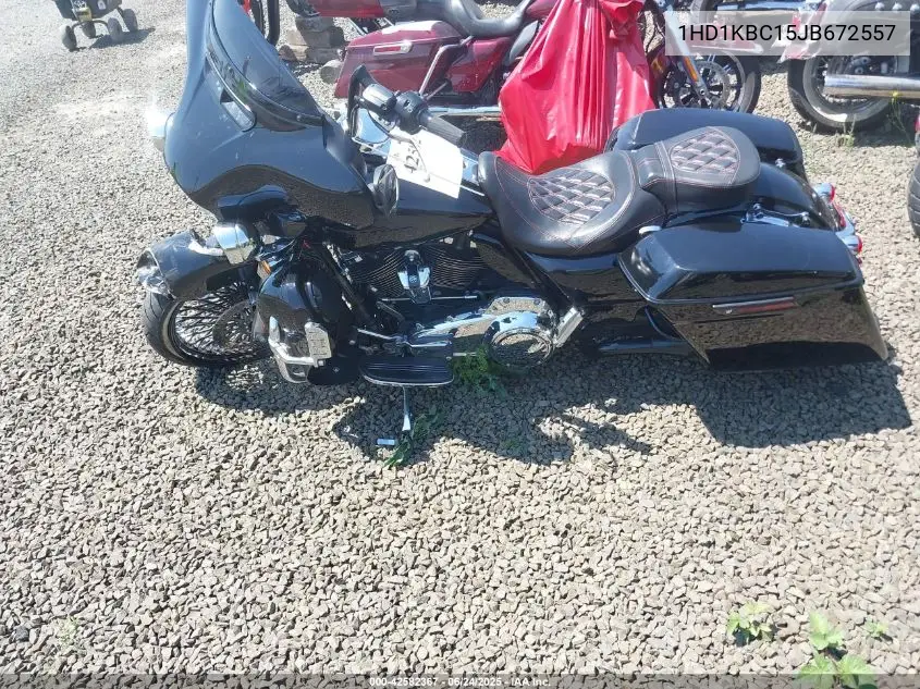 2018 Harley-Davidson Flhx Street Glide VIN: 1HD1KBC15JB672557 Lot: 42582367