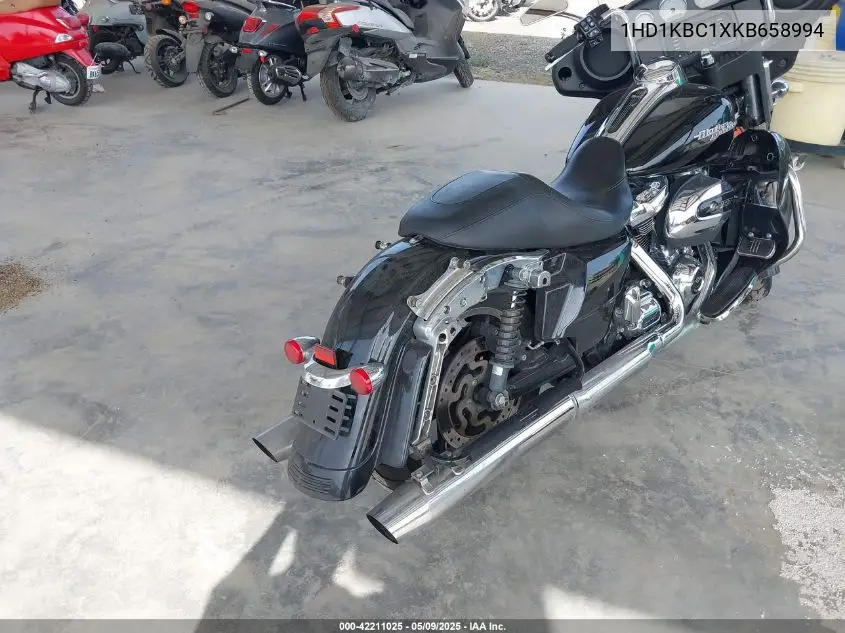 2019 Harley-Davidson Flhx VIN: 1HD1KBC1XKB658994 Lot: 42211025