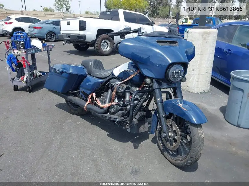 2019 Harley-Davidson Flhxs VIN: 1HD1KRP31KB613866 Lot: 42215505
