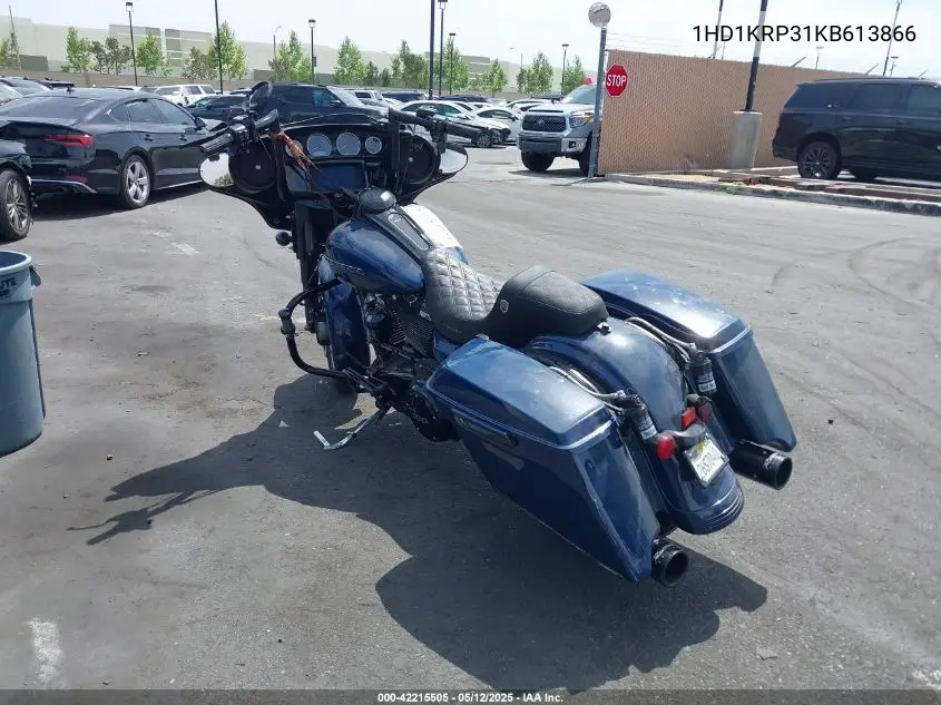 2019 Harley-Davidson Flhxs VIN: 1HD1KRP31KB613866 Lot: 42215505