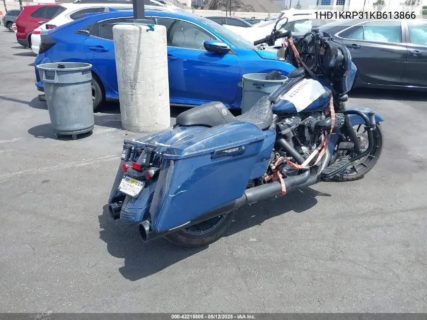 2019 Harley-Davidson Flhxs VIN: 1HD1KRP31KB613866 Lot: 42215505