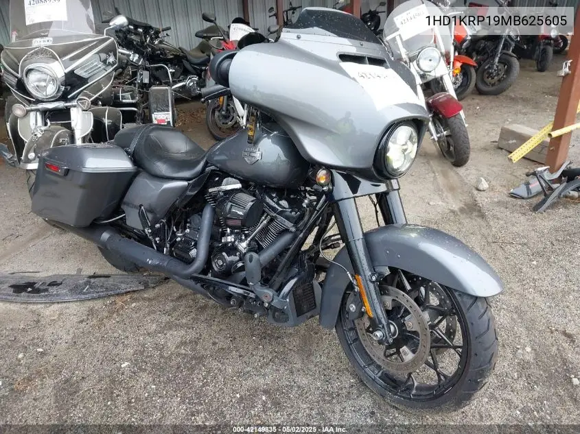 2021 Harley-Davidson Flhxs VIN: 1HD1KRP19MB625605 Lot: 42149835