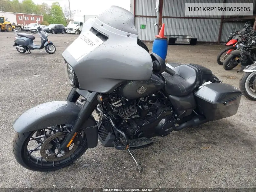 2021 Harley-Davidson Flhxs VIN: 1HD1KRP19MB625605 Lot: 42149835