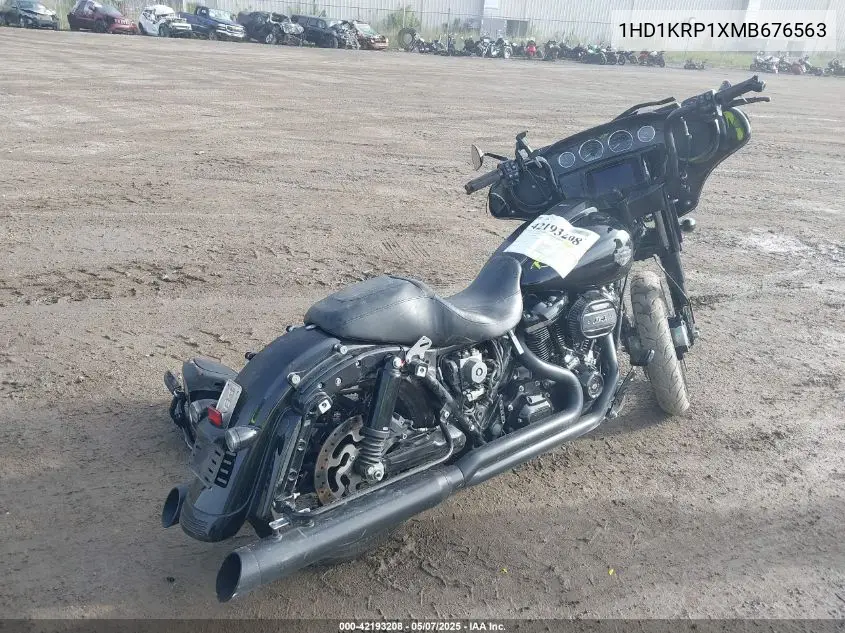 2021 Harley-Davidson Flhxs VIN: 1HD1KRP1XMB676563 Lot: 42193208