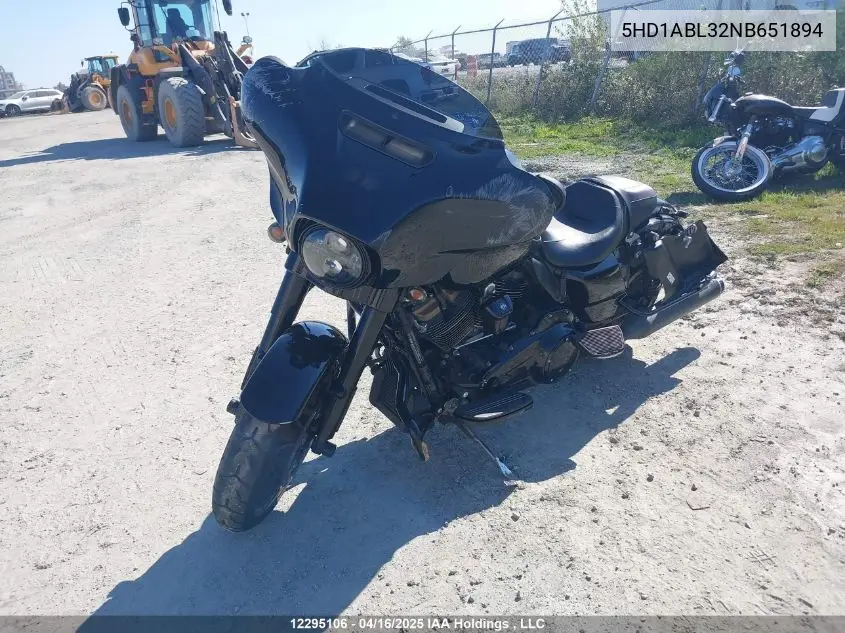 2022 Harley-Davidson Flhxst VIN: 5HD1ABL32NB651894 Lot: 12295106