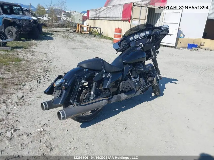 2022 Harley-Davidson Flhxst VIN: 5HD1ABL32NB651894 Lot: 12295106