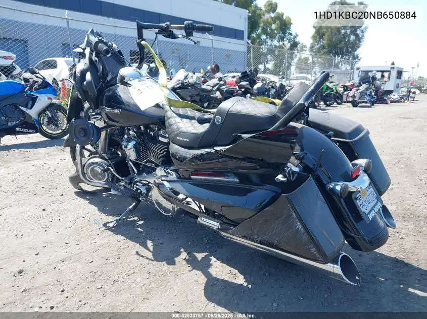 2022 Harley-Davidson Flhx VIN: 1HD1KBC20NB650884 Lot: 42533757