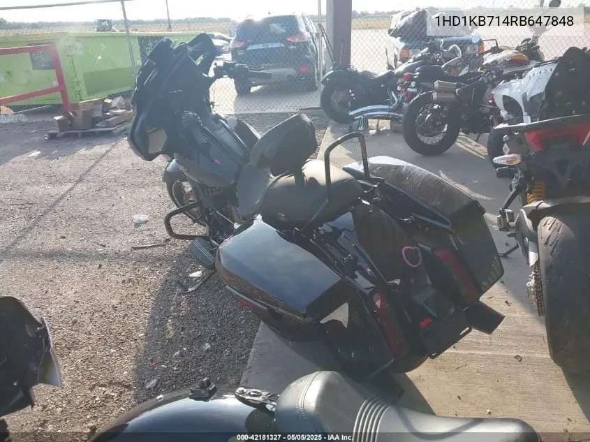 2024 Harley-Davidson Flhx VIN: 1HD1KB714RB647848 Lot: 42181327