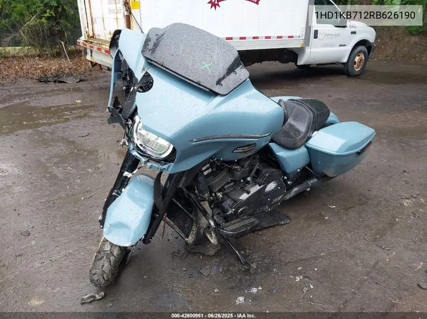 2024 Harley-Davidson Flhx VIN: 1HD1KB712RB626190 Lot: 42600981