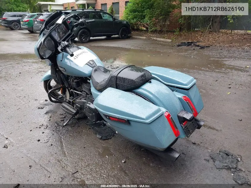 2024 Harley-Davidson Flhx VIN: 1HD1KB712RB626190 Lot: 42600981
