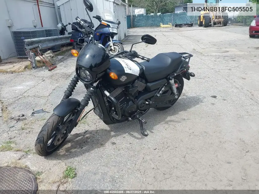 2015 Harley-Davidson Xg750 VIN: 1HD4NBB18FC505505 Lot: 42583305