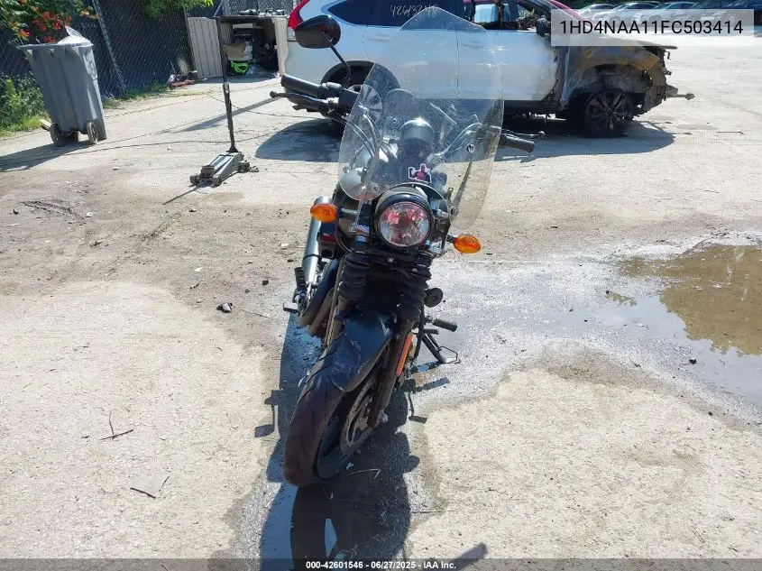 2015 Harley-Davidson Xg500 VIN: 1HD4NAA11FC503414 Lot: 42601546