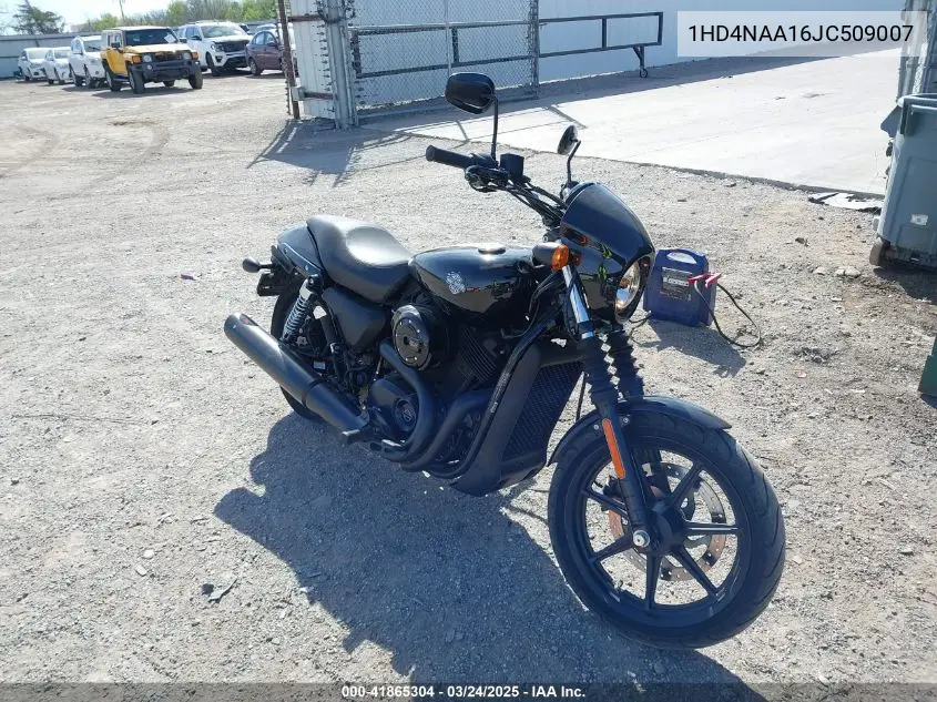 2018 Harley-Davidson Xg500 VIN: 1HD4NAA16JC509007 Lot: 41865304
