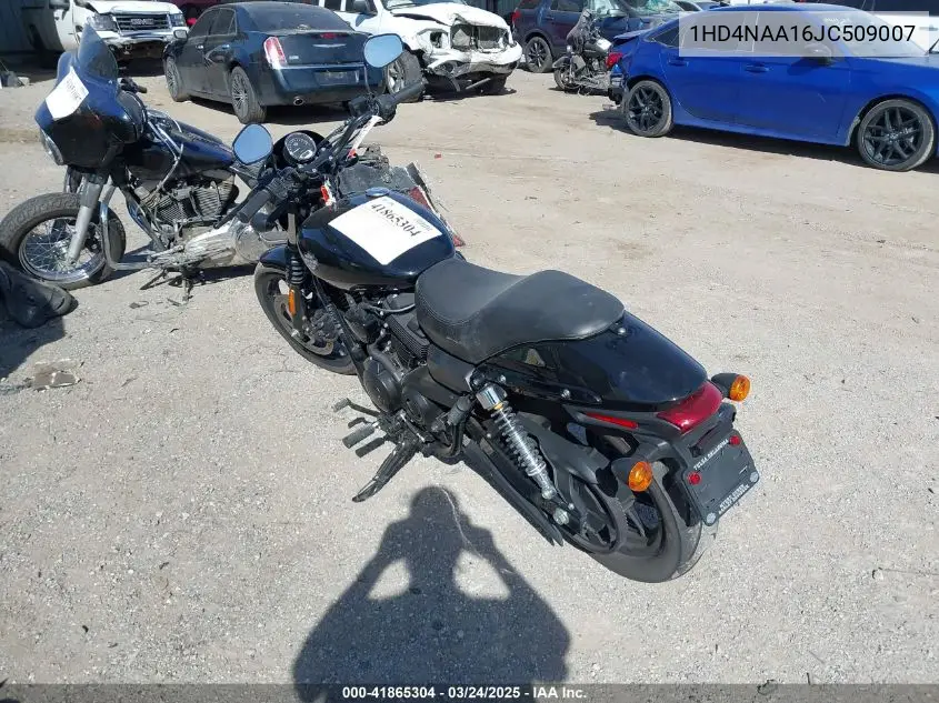 2018 Harley-Davidson Xg500 VIN: 1HD4NAA16JC509007 Lot: 41865304