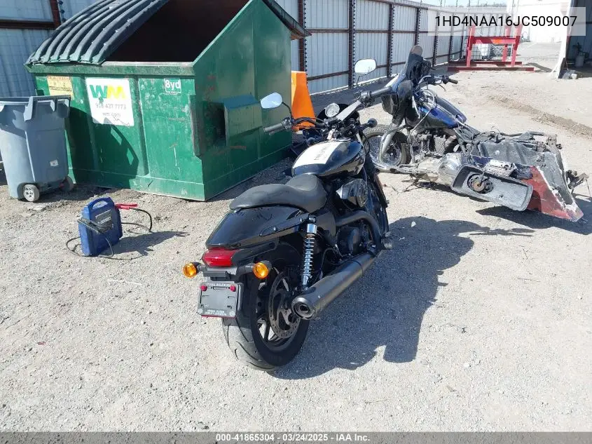 2018 Harley-Davidson Xg500 VIN: 1HD4NAA16JC509007 Lot: 41865304