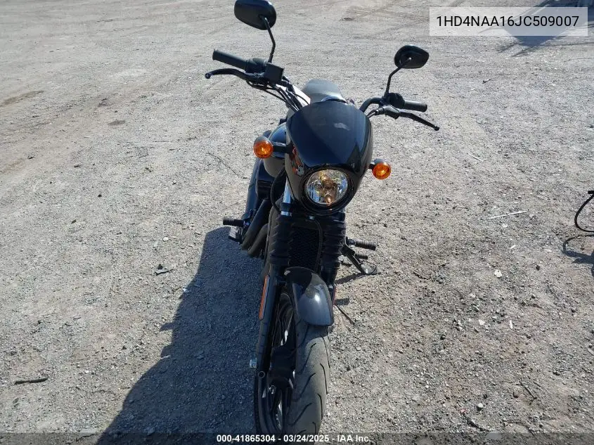 2018 Harley-Davidson Xg500 VIN: 1HD4NAA16JC509007 Lot: 41865304