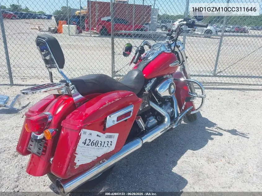 2012 Harley-Davidson Fld Switchback VIN: 1HD1GZM10CC311646 Lot: 42603133