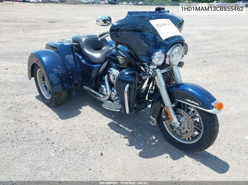 2012 Harley-Davidson Flhtcutg Tri Glide Ultra Classic VIN: 1HD1MAM13CB855462 Lot: 42640291