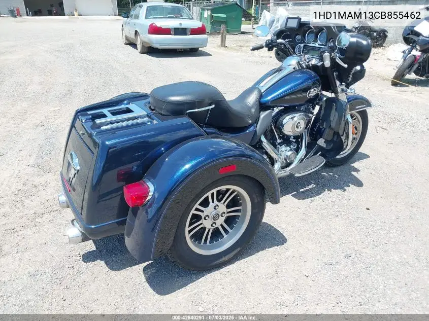 2012 Harley-Davidson Flhtcutg Tri Glide Ultra Classic VIN: 1HD1MAM13CB855462 Lot: 42640291