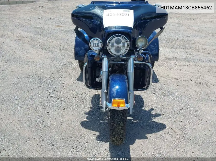 2012 Harley-Davidson Flhtcutg Tri Glide Ultra Classic VIN: 1HD1MAM13CB855462 Lot: 42640291