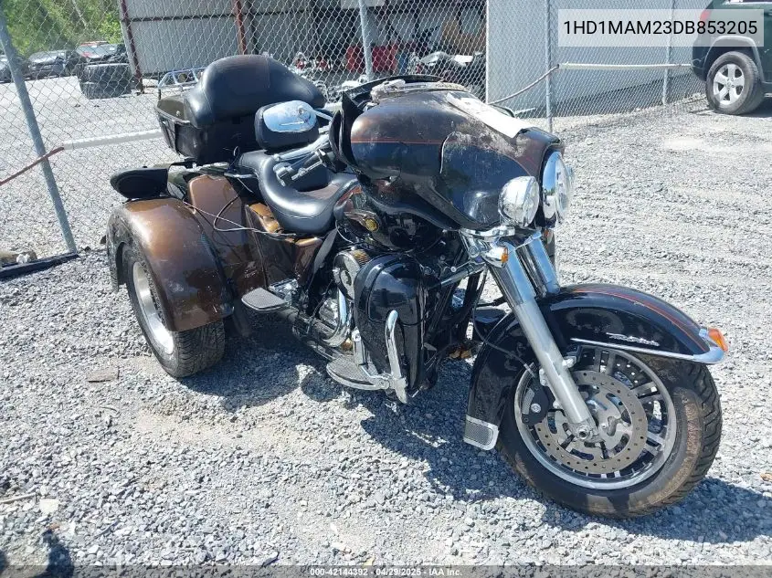 2013 Harley-Davidson Flhtcutg Tri Glide Ultra Clss/Annv VIN: 1HD1MAM23DB853205 Lot: 42144392