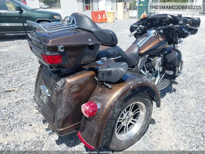 2013 Harley-Davidson Flhtcutg Tri Glide Ultra Clss/Annv VIN: 1HD1MAM23DB853205 Lot: 42144392