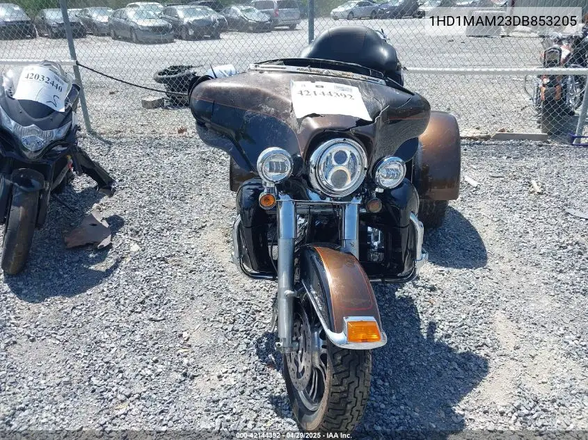 2013 Harley-Davidson Flhtcutg Tri Glide Ultra Clss/Annv VIN: 1HD1MAM23DB853205 Lot: 42144392