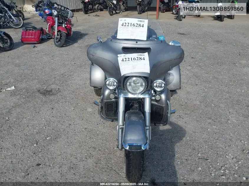 2016 Harley-Davidson Flhtcutg Tri Glide Ultra VIN: 1HD1MAL13GB859860 Lot: 42216284
