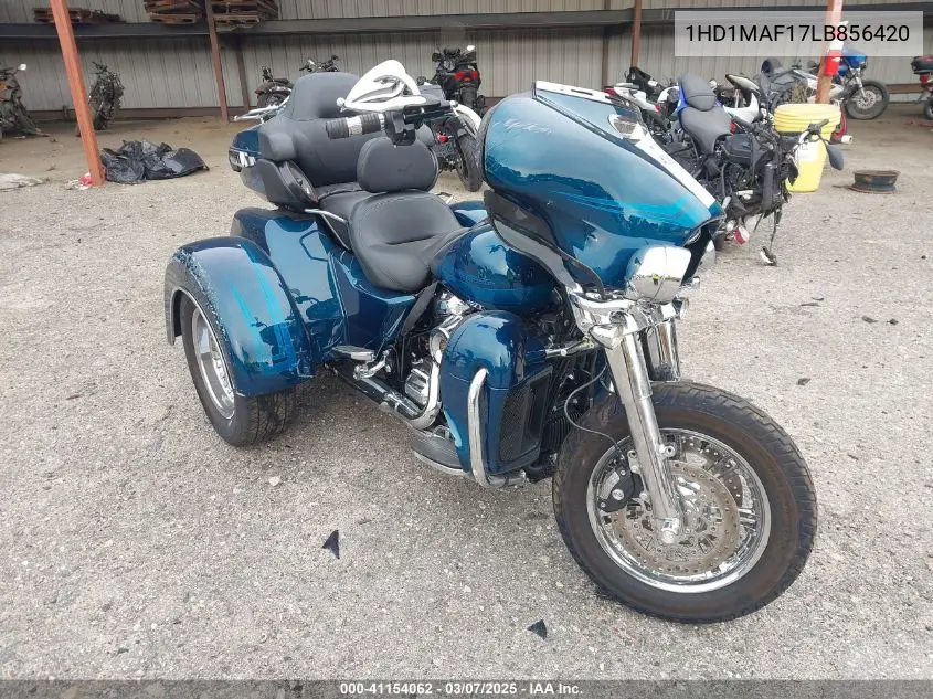 2020 Harley-Davidson Flhtcutg VIN: 1HD1MAF17LB856420 Lot: 41154062