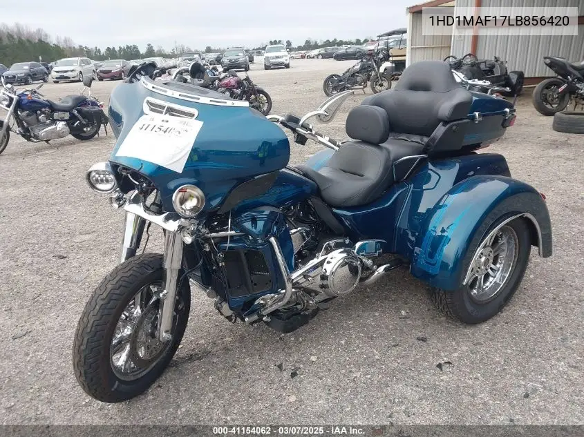 2020 Harley-Davidson Flhtcutg VIN: 1HD1MAF17LB856420 Lot: 41154062