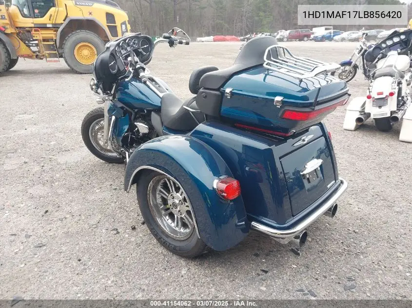2020 Harley-Davidson Flhtcutg VIN: 1HD1MAF17LB856420 Lot: 41154062