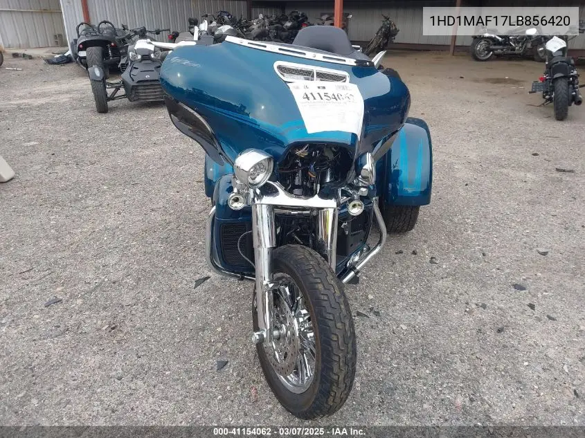 2020 Harley-Davidson Flhtcutg VIN: 1HD1MAF17LB856420 Lot: 41154062