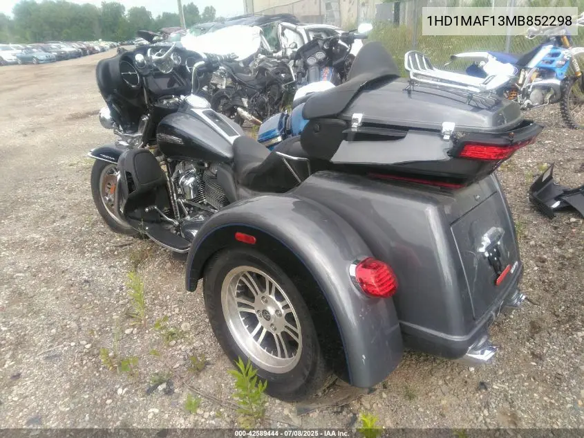 2021 Harley-Davidson Flhtcutg VIN: 1HD1MAF13MB852298 Lot: 42589444