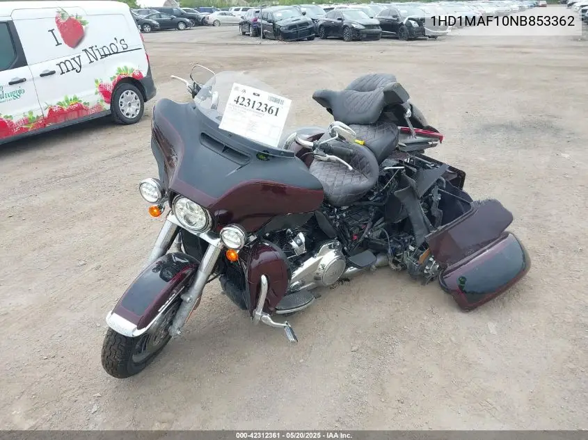 2022 Harley-Davidson Flhtcutg VIN: 1HD1MAF10NB853362 Lot: 42312361