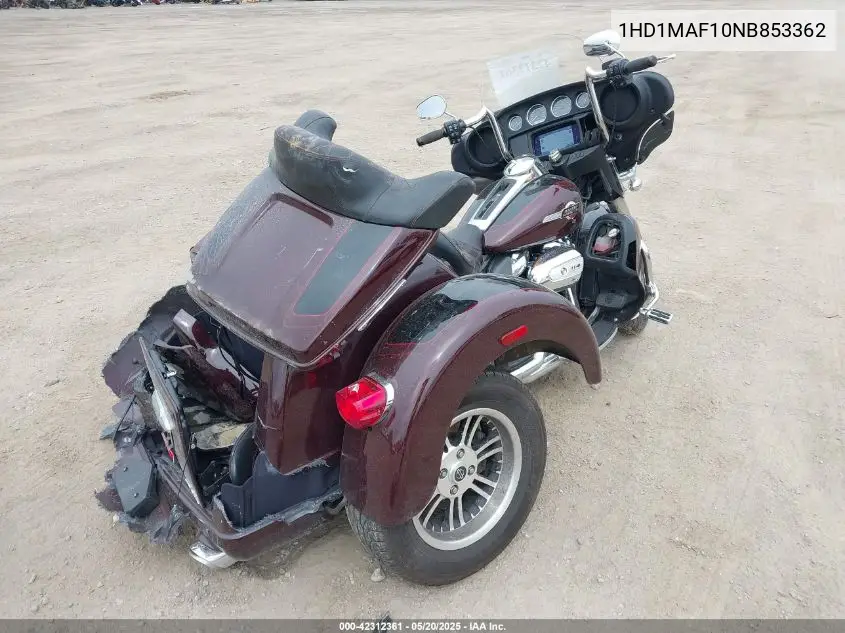 2022 Harley-Davidson Flhtcutg VIN: 1HD1MAF10NB853362 Lot: 42312361