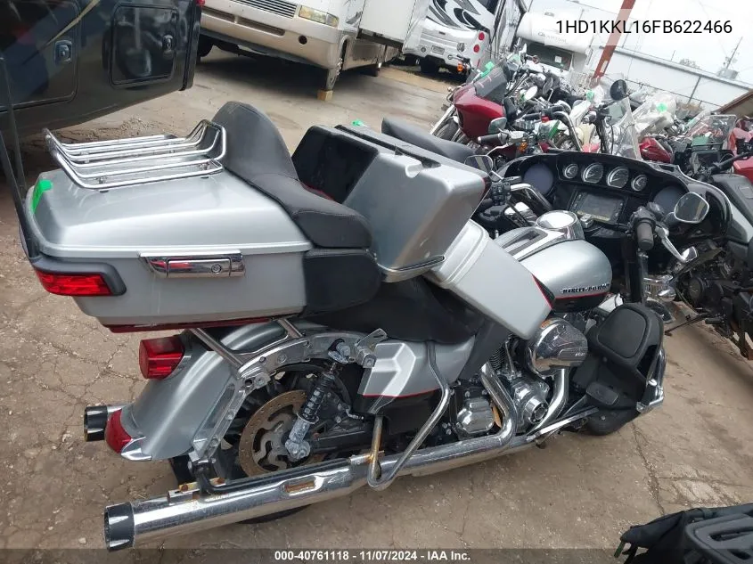 2015 Harley-Davidson Flhtkl Ultra Limited Low VIN: 1HD1KKL16FB622466 Lot: 40761118