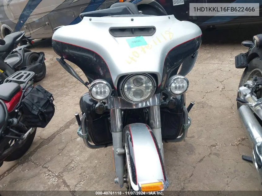 2015 Harley-Davidson Flhtkl Ultra Limited Low VIN: 1HD1KKL16FB622466 Lot: 40761118