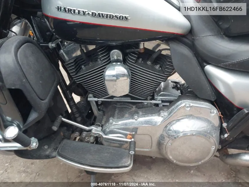 2015 Harley-Davidson Flhtkl Ultra Limited Low VIN: 1HD1KKL16FB622466 Lot: 40761118