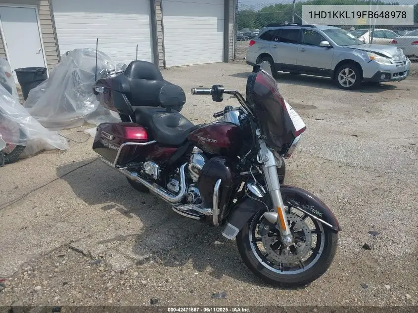 2015 Harley-Davidson Flhtkl Ultra Limited Low VIN: 1HD1KKL19FB648978 Lot: 42471687