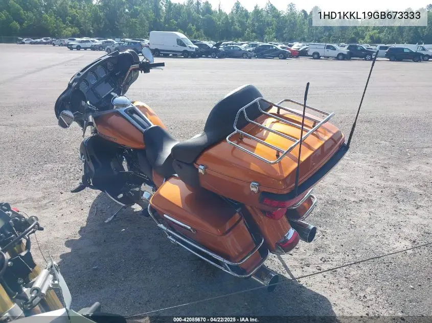 2016 Harley-Davidson Flhtkl Ultra Limited Low VIN: 1HD1KKL19GB673333 Lot: 42085670