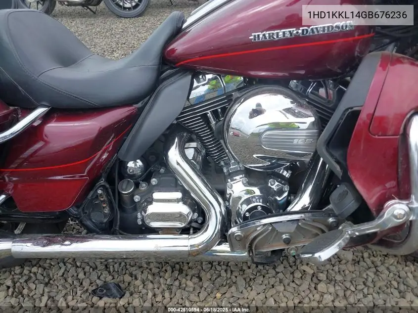 2016 Harley-Davidson Flhtkl Ultra Limited Low VIN: 1HD1KKL14GB676236 Lot: 42510594