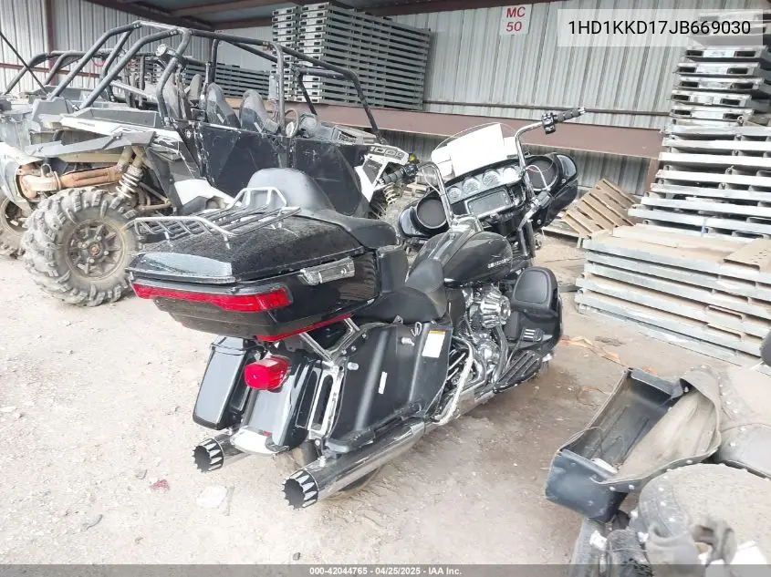 2018 Harley-Davidson Flhtkl Ultra Limited Low VIN: 1HD1KKD17JB669030 Lot: 42044765