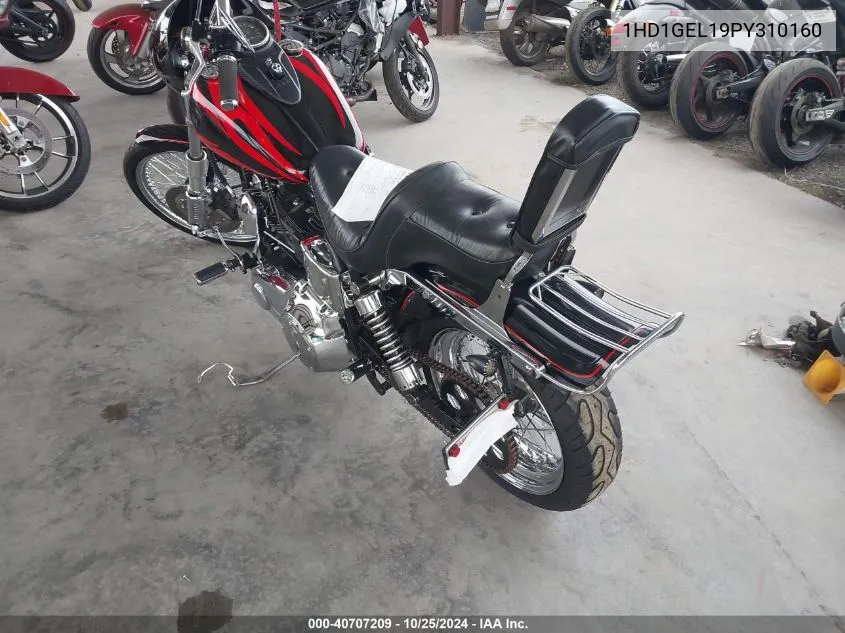 1993 Harley-Davidson Fxdwg VIN: 1HD1GEL19PY310160 Lot: 40707209