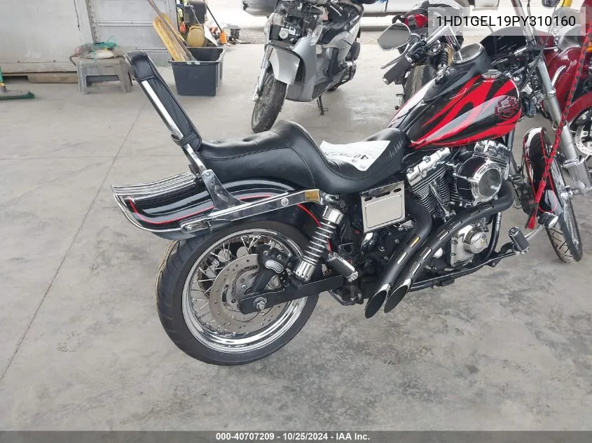 1993 Harley-Davidson Fxdwg VIN: 1HD1GEL19PY310160 Lot: 40707209