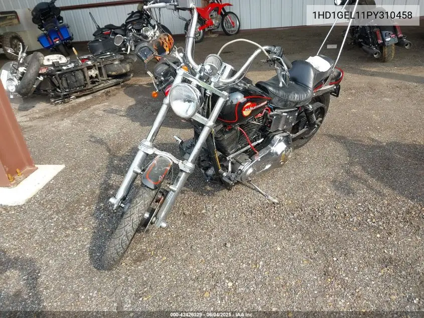 1993 Harley-Davidson Fxdwg VIN: 1HD1GEL11PY310458 Lot: 42426329