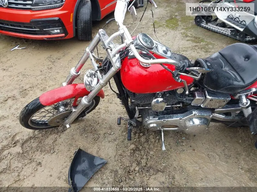 1999 Harley-Davidson Fxdwg VIN: 1HD1GEV14XY333259 Lot: 41833658