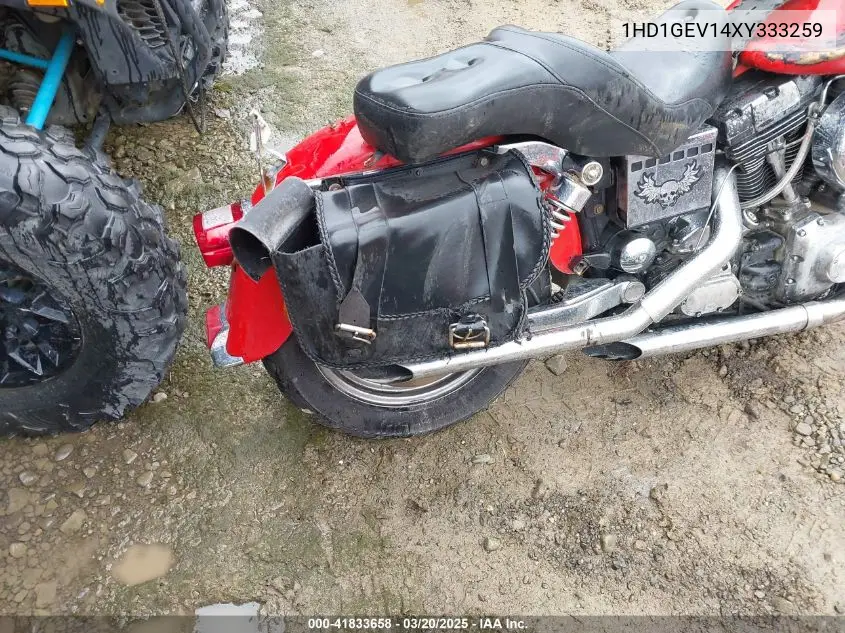 1999 Harley-Davidson Fxdwg VIN: 1HD1GEV14XY333259 Lot: 41833658