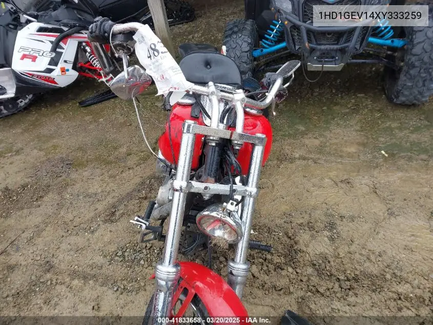 1999 Harley-Davidson Fxdwg VIN: 1HD1GEV14XY333259 Lot: 41833658