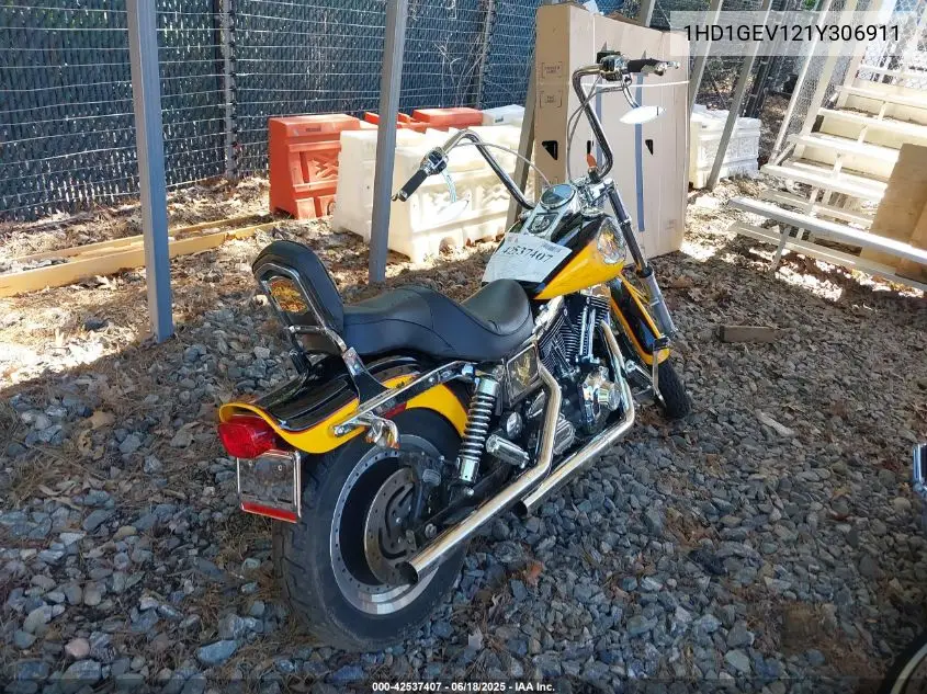 2001 Harley-Davidson Fxdwg VIN: 1HD1GEV121Y306911 Lot: 42537407
